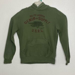 DENIM & SUPPLY Ralph Lauren Army Green Hoodie Size M in great condition.